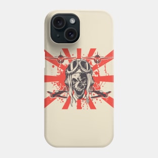 Kamikaze Skull Phone Case