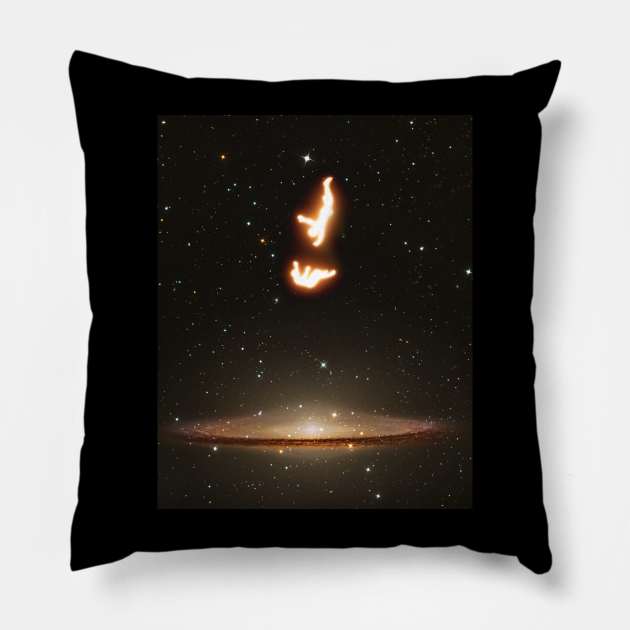 Drifting in Space Pillow by DreamCollage