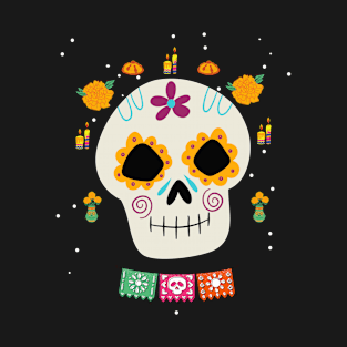 Dia De Los Muertos Calavera T-Shirt