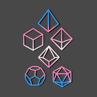 Trans Pride Geometric Dice T-Shirt