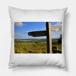 South Downs Beacon Hill Hampshire England Pillow