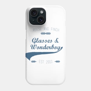 Glasses and Wonderboy (blue) Phone Case