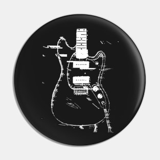 Glitch Offset Guitar Pin