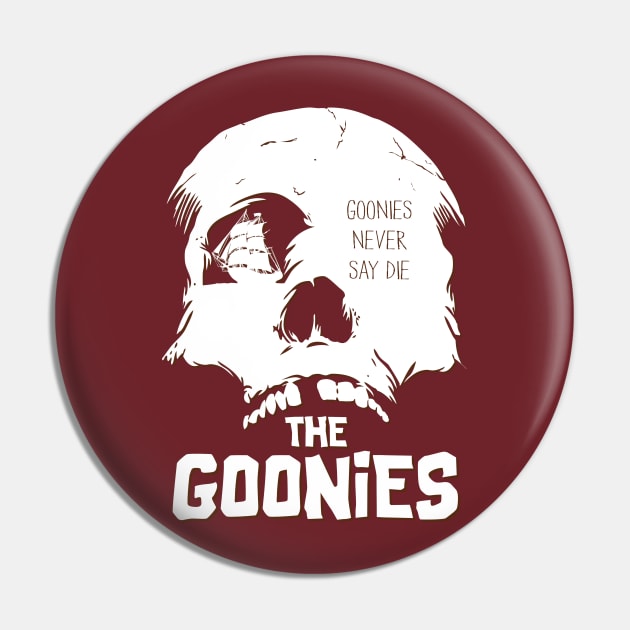 The Goonies "Never Say Die" Pin by RyanBlackDesigns