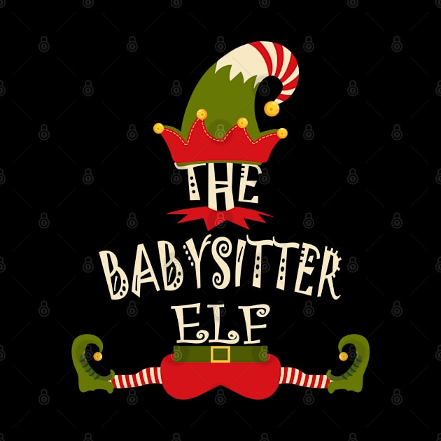 babysitter elf Christmas funny Cool Matching Family Group gift by mahmuq