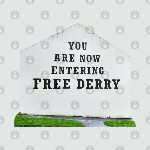 Free Derry Mural Wall by feck!