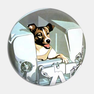 Laika /// Sputnik 2 Space Dog Pin