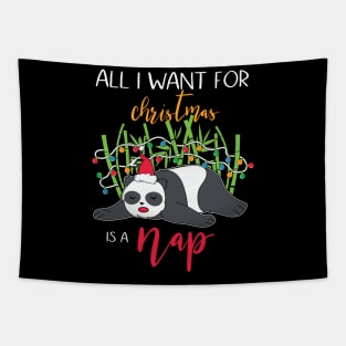 All I Want For Christmas Is A Nap Tapestry