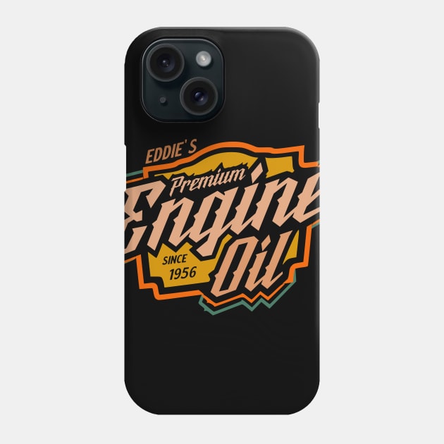 Premium vintage engine oil label brand retro Phone Case by SpaceWiz95