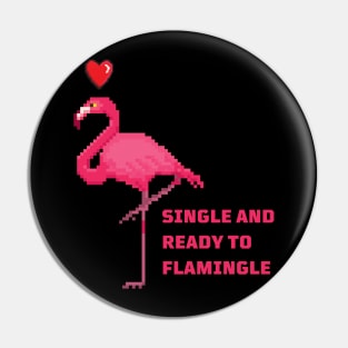 flamingo pixel art Pin