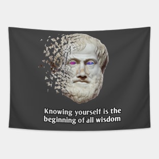 Aristotle Wisdom Tapestry