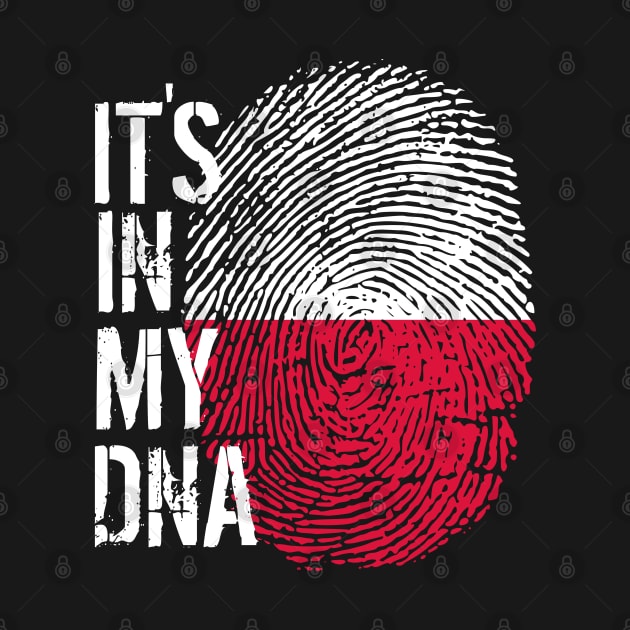 Poland Flag Fingerprint My Story DNA Polish by Your Culture & Merch