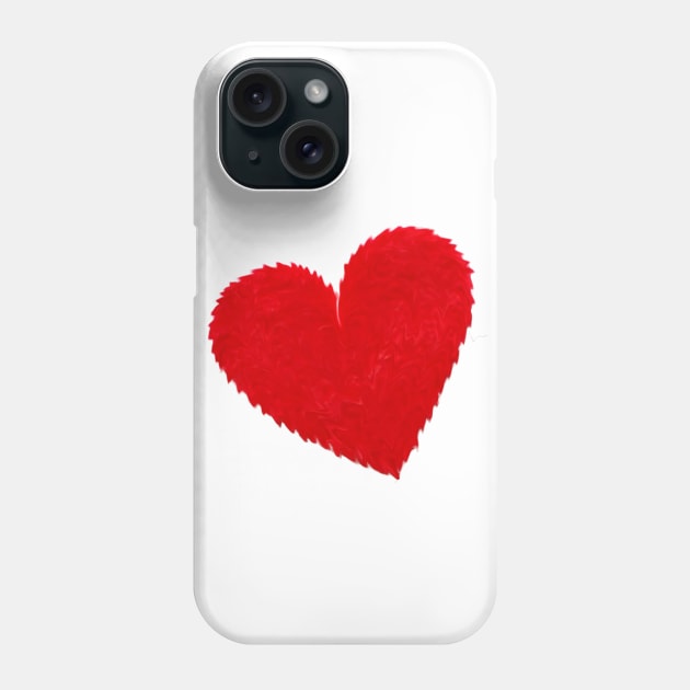 red heart Phone Case by yukatou