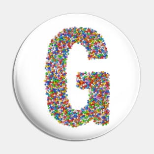 Sweet sprinkles - letter G Pin