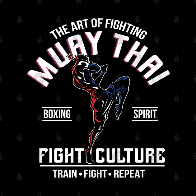 Muay Thai fight culture by Teefold