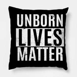 Unborn Lives Matter Anti-abortion Pro-Life Fetus Pillow