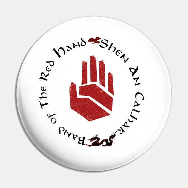 The Band of The Red Hand  - Wheel of Time Pin by notthatparker