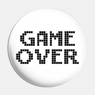 Game Over Pin