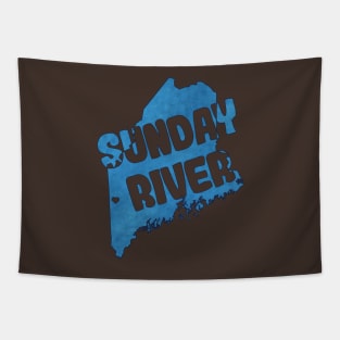 Sunday River in Maine Tapestry