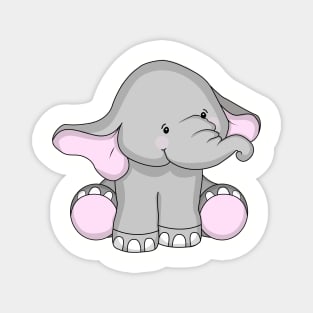 Pretty Pachyderm Magnet