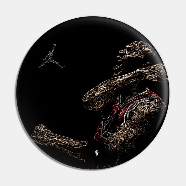 Michael Jordan Pin by Up_Design