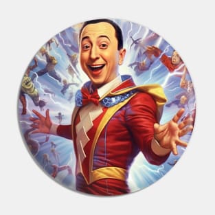 Pee Wee Herman art Pin