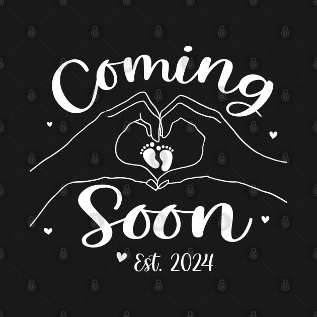 Coming Soon 2024 Pregnancy Announcement Mother's Day Mom by eyelashget
