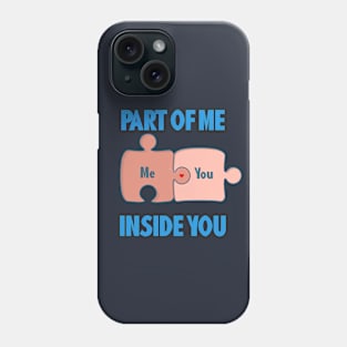 Funny Valentine Puzzle for Men Phone Case