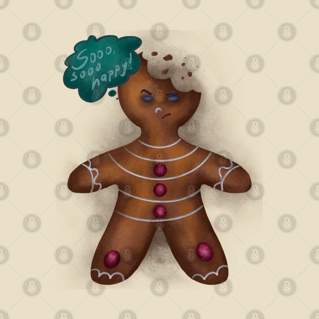 Angry gingerbread man by K.i.D.