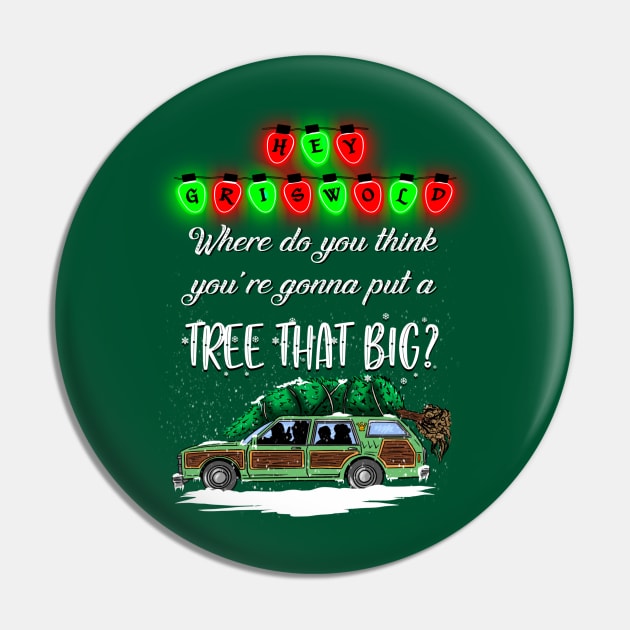 Griswold Big Tree Christmas Design Pin by Tashab-chill