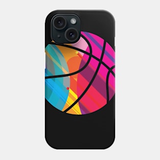 Basketball in living color Phone Case