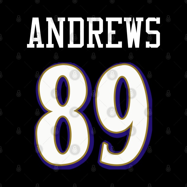 Baltimore Ravens Andrews 89 American Football by Cabello's