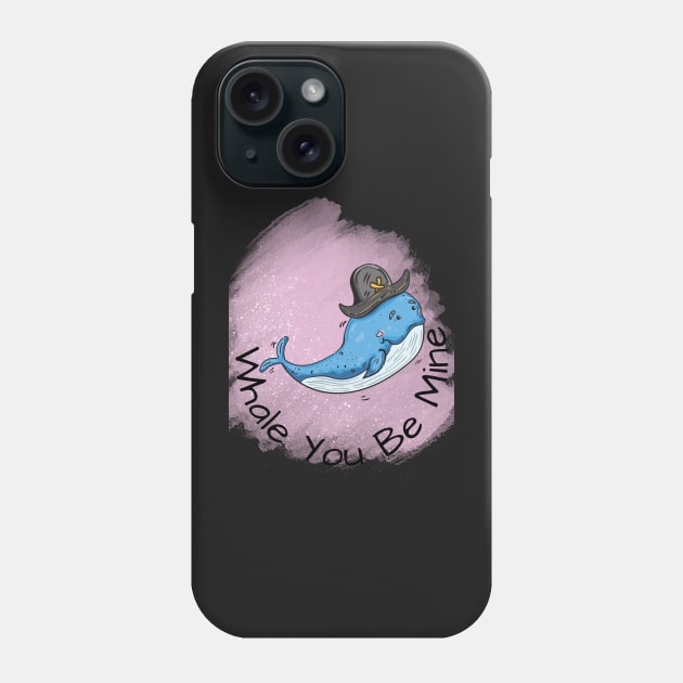 Whale You Be Mine Phone Case by Clouth Clothing 