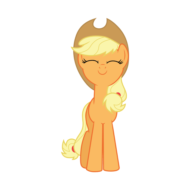 Applejack nuzzle by CloudyGlow