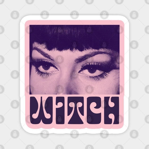 Wicca/Witchcraft † Retro Design Magnet by DankFutura