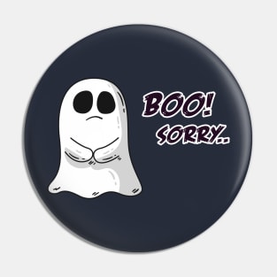 Cute Shy Ghost Pin