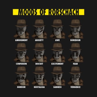 The Moods Of Rorschach Watchmen T-Shirt