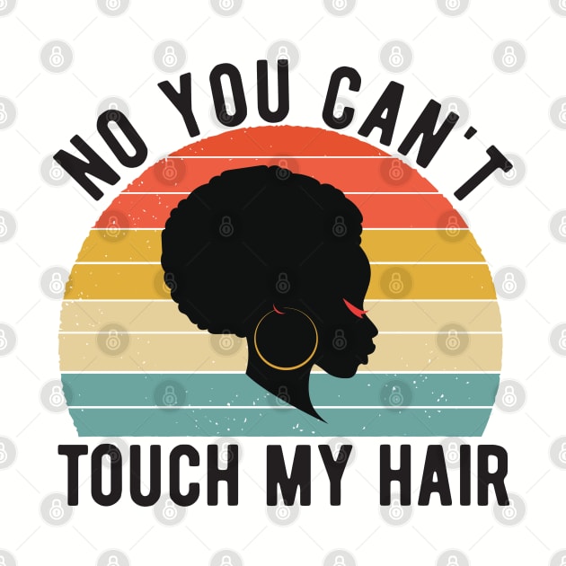 funny quote  no you cant touch my hair vintage humor meme by Gaming champion