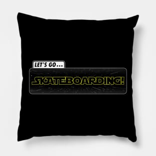 Stars - Skateboard Sticker Spoof Pillow