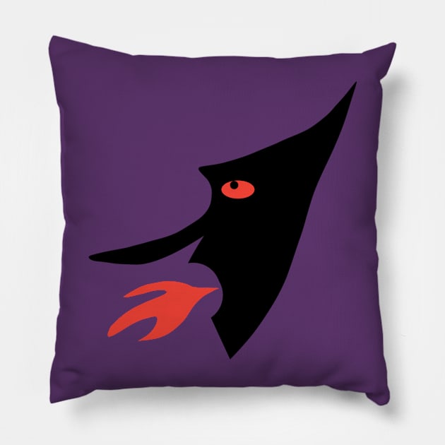 Scary face Pillow by Menu.D