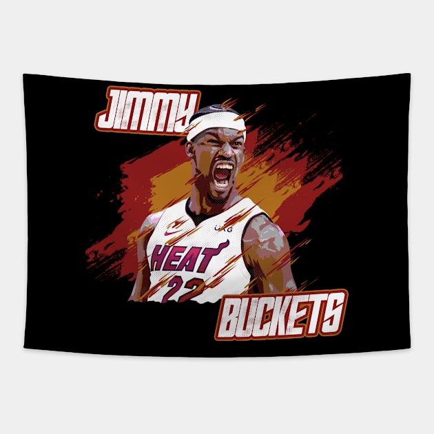 JIMMY BUCKETS BUTLER Tapestry by Tee Trends