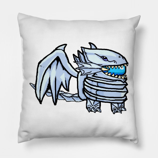 Blue-Eyes Sus Dragon Pillow by Flex Unlimited