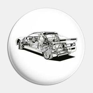 Ford RS200 Anatomy Pin