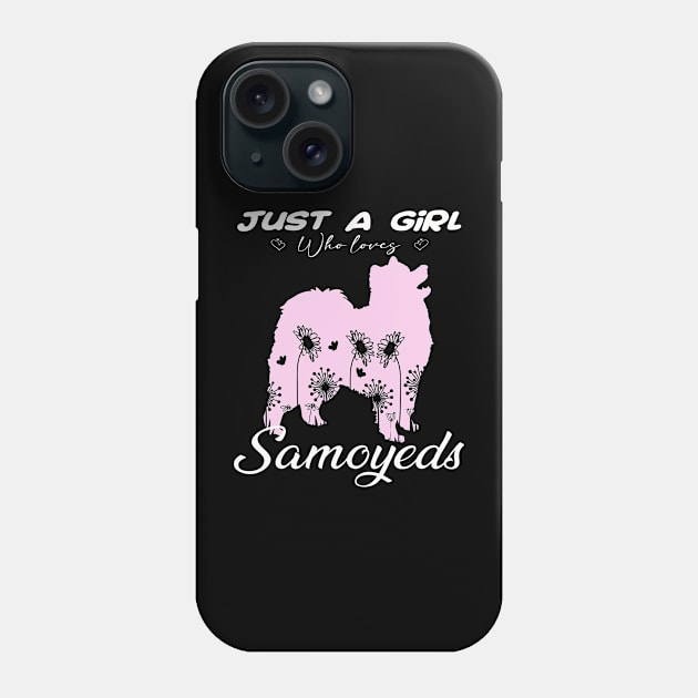 Snowy Serenade Stylish Tee for Admirers of Samoyed Majesty Phone Case by Northground