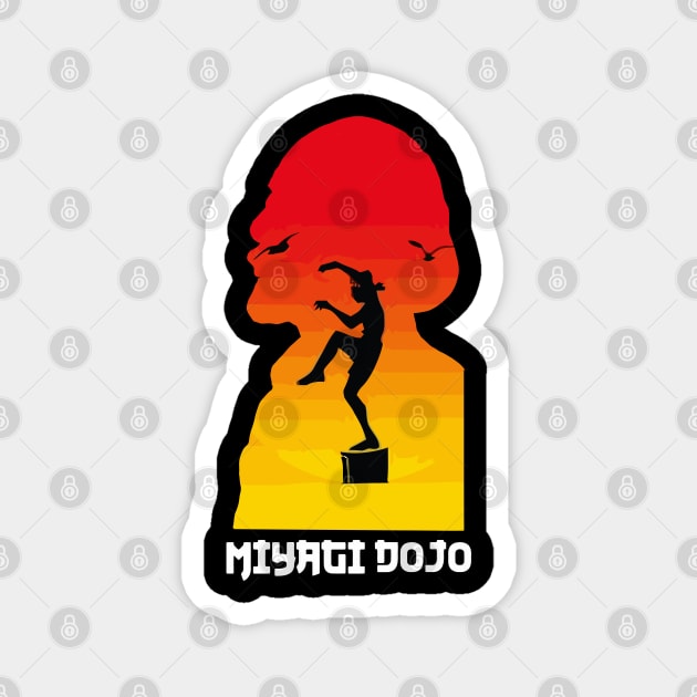 miyagi dojo Magnet by Nashida Said