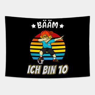 Fußball Fußballer Dab Junge 10. Bday Tapestry