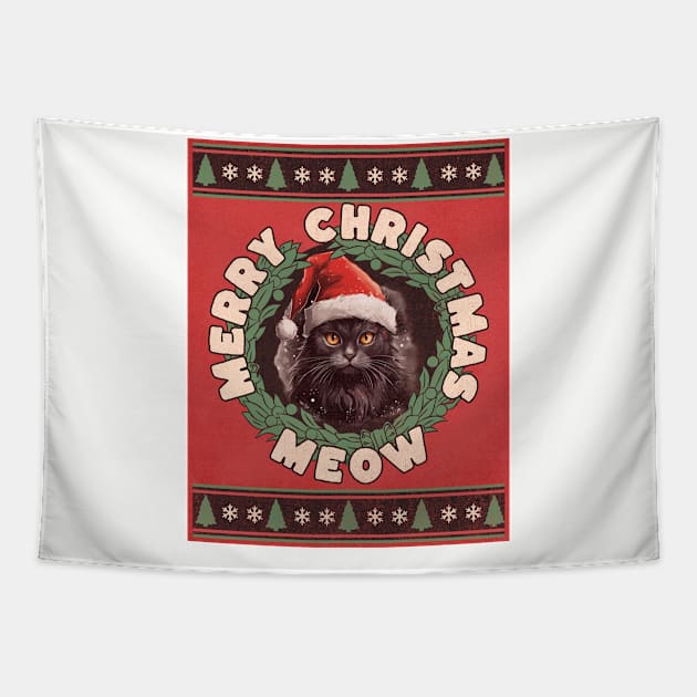 Merry Christmas Tapestry by OurCCDesign