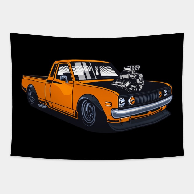 Race Car Tapestry by TambuStore