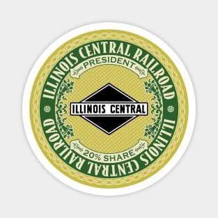 Illinois Central Railroad (18XX Style) Magnet