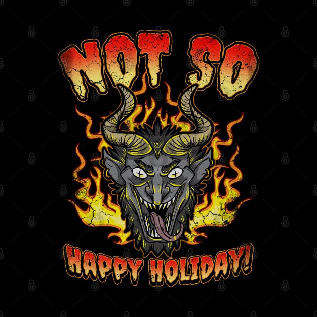 Krampus Not So Happy Holiday Christmas by E